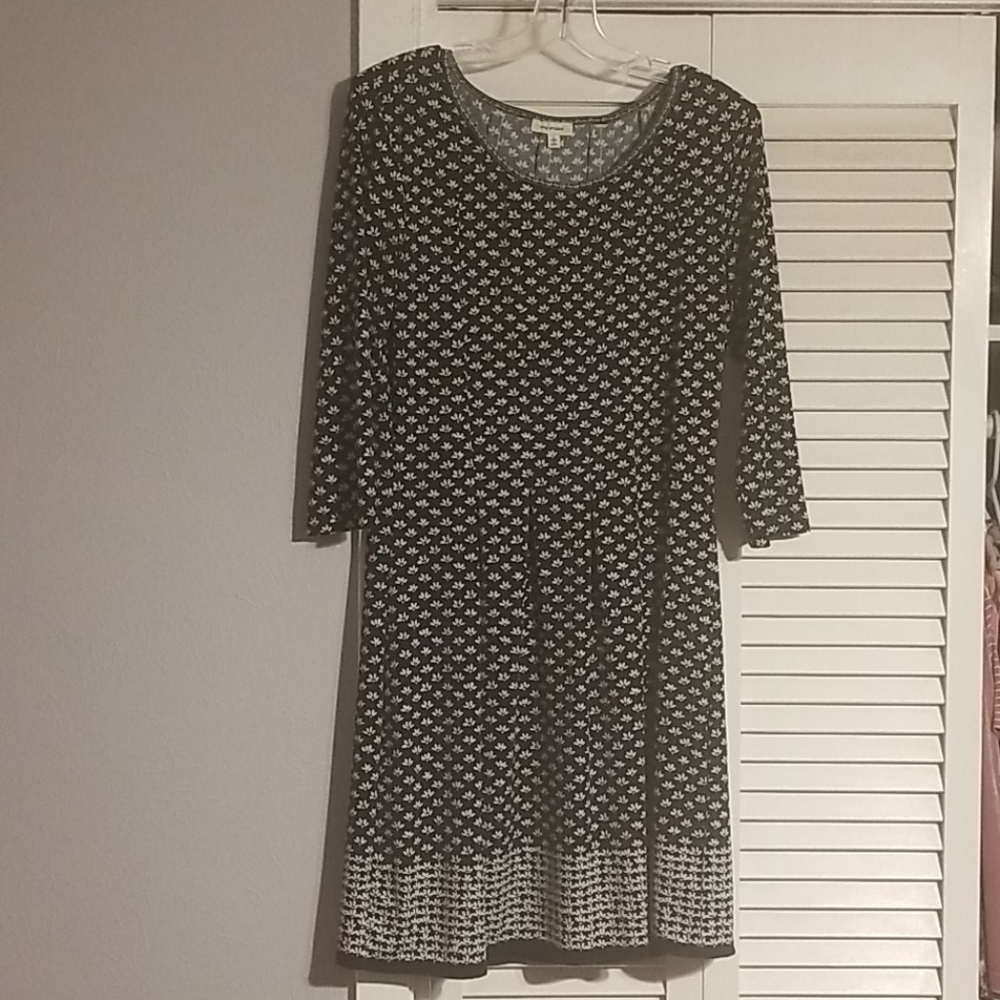 Midi dress with flowers